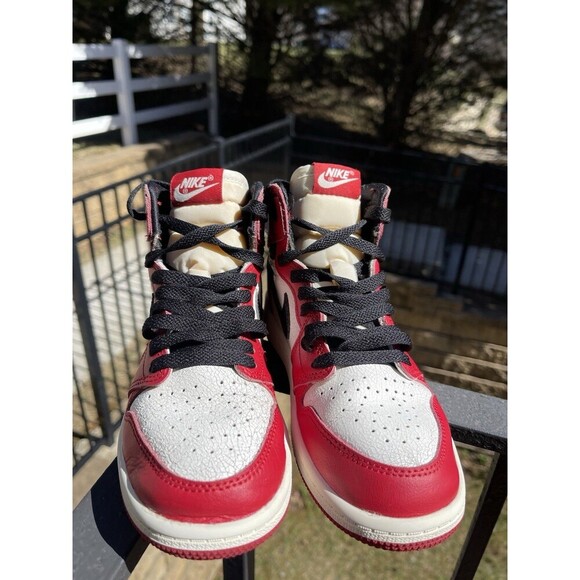 Air Jordan 1 High OG “Lost And Found” PS Size 2Y FD1412-612 Preowned (No Box) - Picture 4 of 11